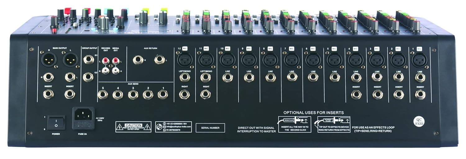 Studiomaster ORB-1222 Professional 12 Channel DJ Mixer 1