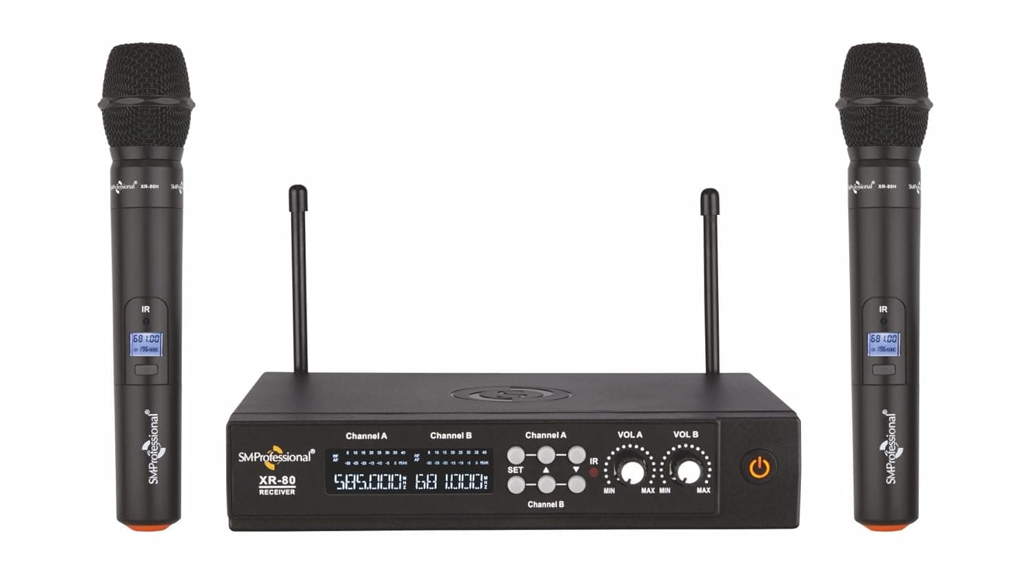 Studiomaster XR-80 HH Dual Channel UHF Wireless Microphone System