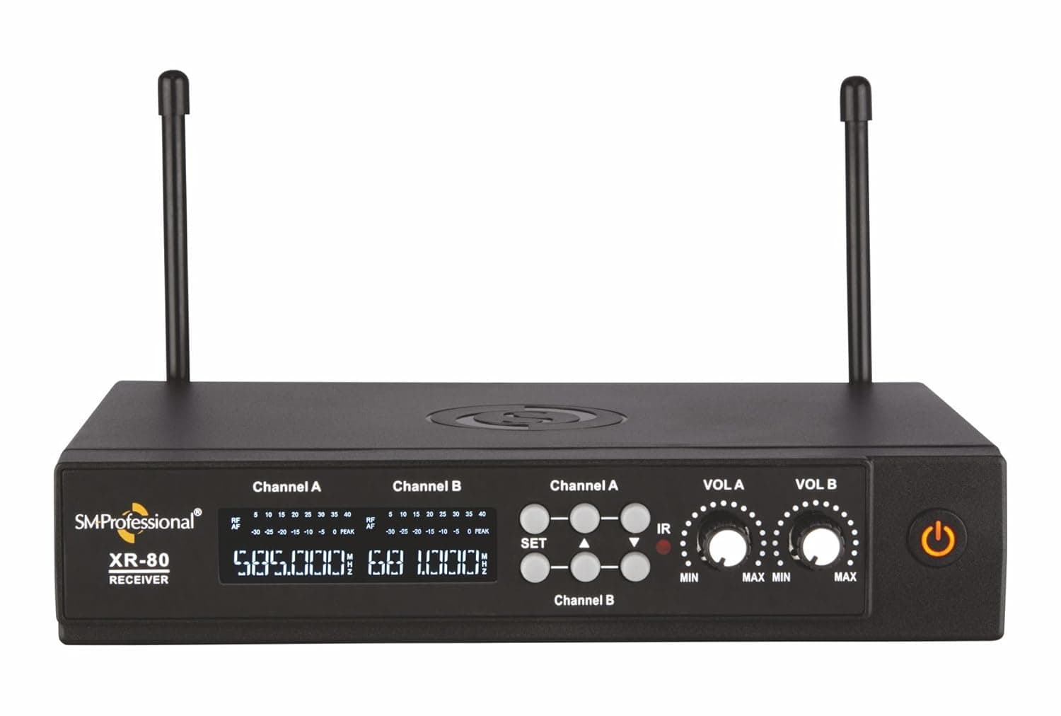 Studiomaster XR-80 HH Dual Channel UHF Wireless Microphone System 2